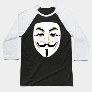 Guy Fawkes Baseball T-Shirt